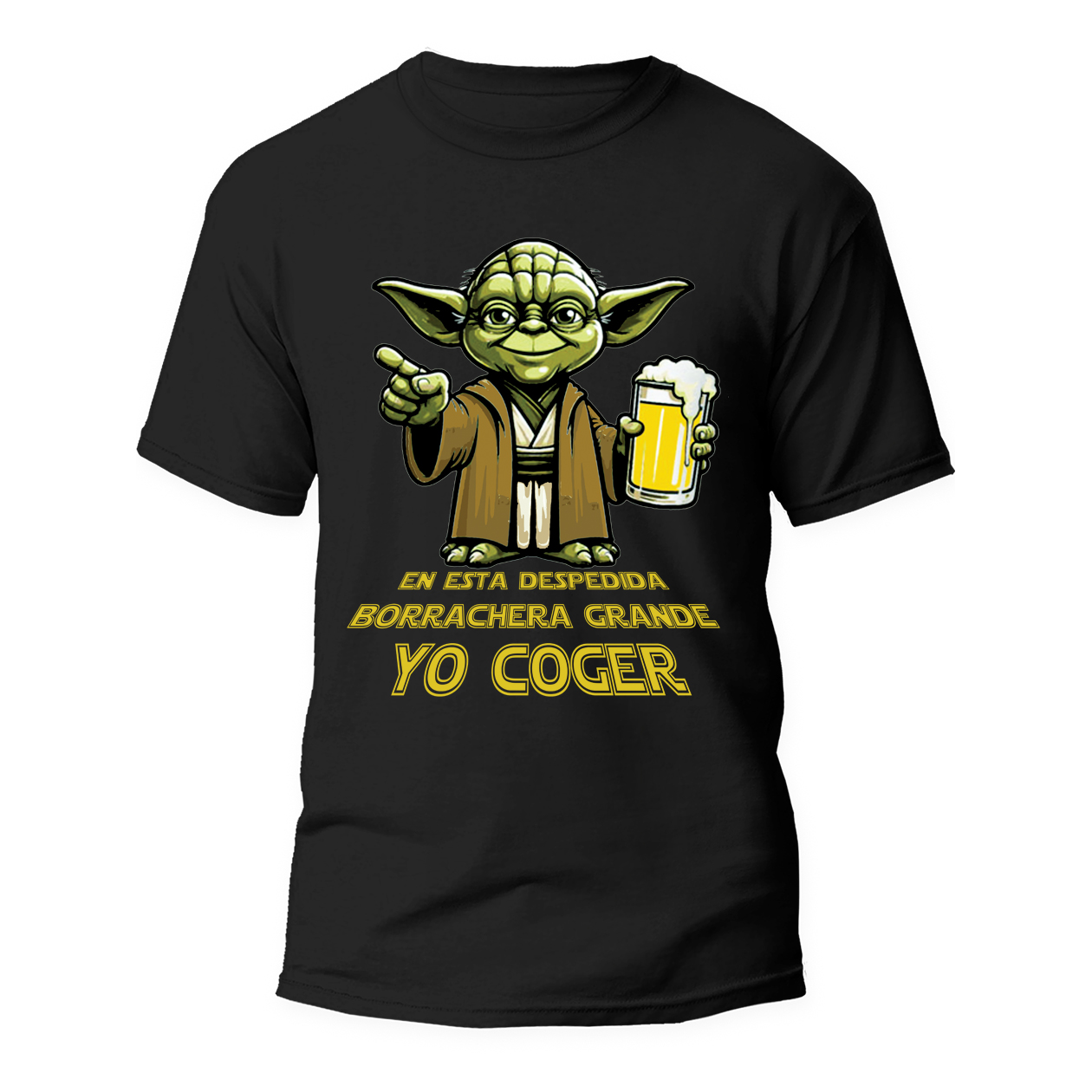 camiseta unisex negra